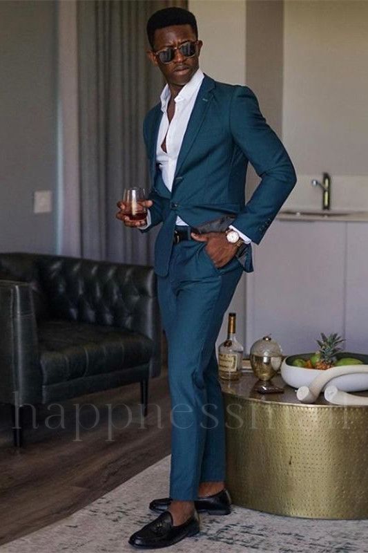 Asher Simple Two Pieces Fashion Close Fitting Men Suits for Prom