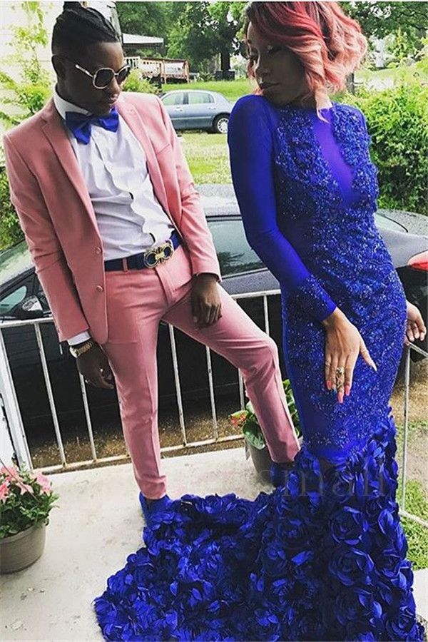Candy Pink Notched Lapel Men's Ball Set Online | Cheap Prom Suit