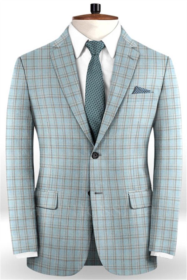 Popular Business Formal Men Suit 2 Pieces | Skinny Prom Party Tuxedo