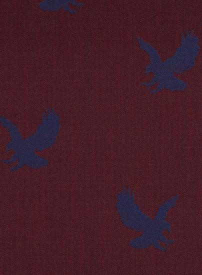 New Arrival Printed Burgundy Prom Suits For Men Online | Happnessmall_4