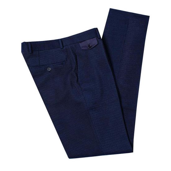 Andrew Newest Dark Navy Three Pieces Slim Fit Shawl Lapel Wedding Suits for Men_2