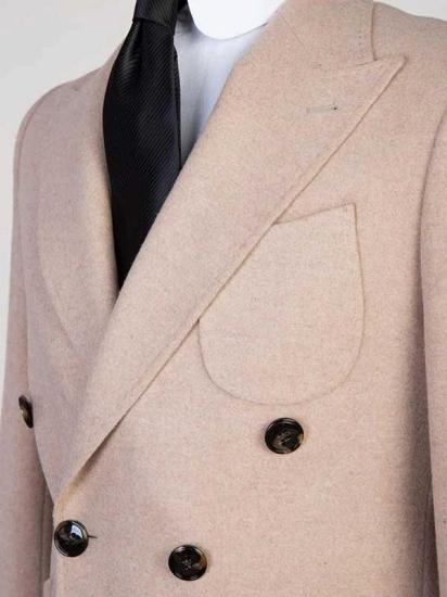 Men’s Wool Blend Long Coat_2