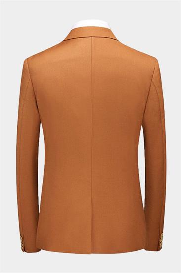 Wilder Classic Burnt Orange Slim fit Men Suits with 3 Pieces_2