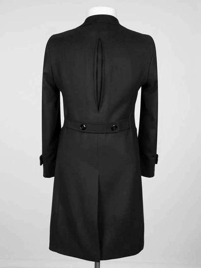 Black Double Breasted Men’s Coat_3