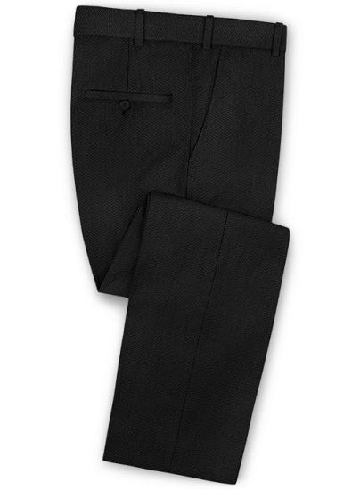 Classical Black Latest Designs Notched Lapel Tuxedos | Formal Business Man Blazer Jacket 2Pieces_3