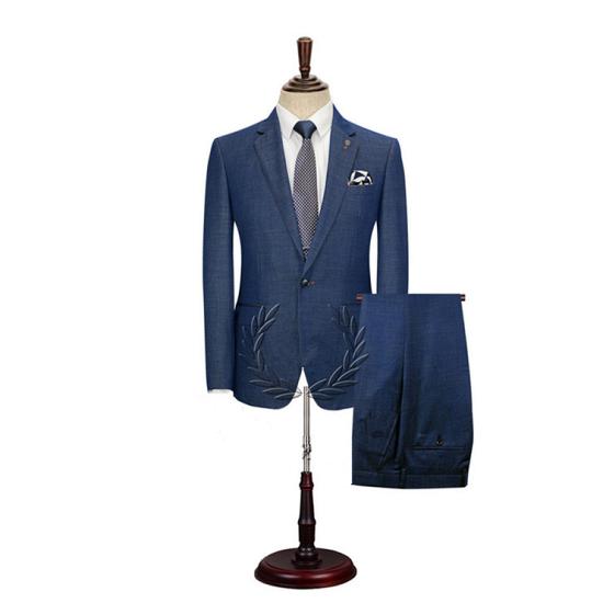 Theodora Simple Dark Blue One Button Notched Lapel Men Suits Online_4