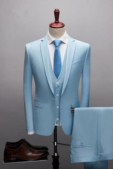 Thaddeus Popular Sky Blue Three Pieces Notched Lapel Prom Outfits for Boys_1
