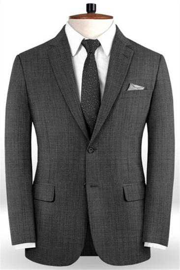 Groomsmen Notch Lapel Groom Tuxedos | Male Business Casual Mens Suits_1