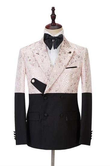 Stylish Peaked Lapel Slim Fit Bespoke Prom Men Suits