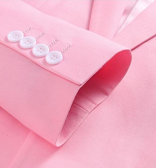 Wilder Light Pink Suits for Men with 3 Pieces | Notched Lapel Slim Fit Tuxedo_5