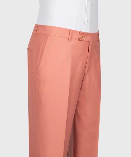 Greyson Unique Orange Double Breasted Shawl Lapel Men Wedding Suits_5